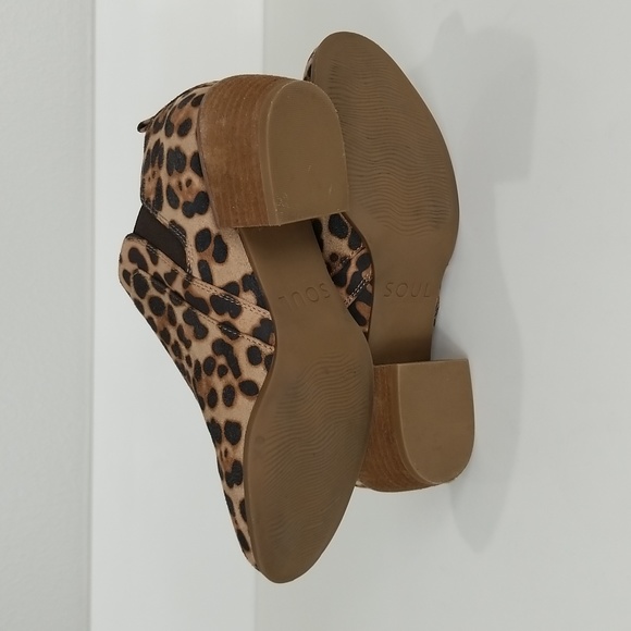 Soul Naturalizer "Dame" Leopard Bootie Size 9 - Picture 8 of 16